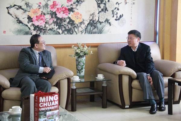 臺灣銘傳大學(xué)王金龍副校長(cháng)一行來(lái)訪(fǎng)oety歐億