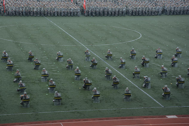 oety歐億2016年學(xué)生軍訓工作圓滿(mǎn)完成